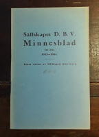 Sällskapet DBW Minnesblad för året 1943-1944