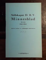 Sällskapet DBW Minnesblad för året 1942-1943