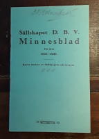 Sällskapet DBW Minnesblad för året 1932-1933