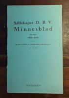Sällskapet DBW Minnesblad för året 1934-1935