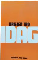 Kristen tro idag