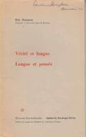 Vérité et langue, langue et pensée