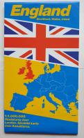 England, Skottland, Wales, Irland. Stadskarta över London. Särskild karta över Kanalöarna.