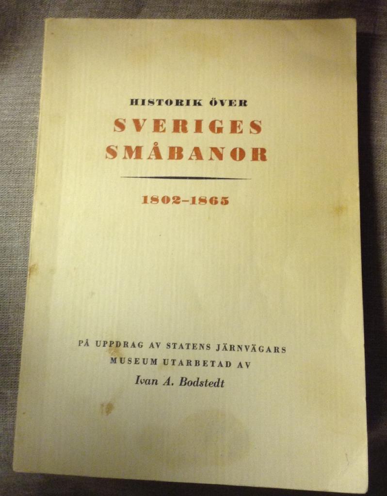 Historik över Sveriges småbanor 1802-1865