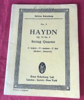 Haydn String quartet Op 76 no 3