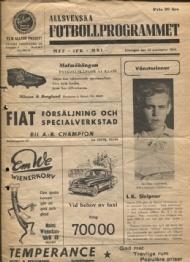 IFK Malmö-IK Sleipner 1954