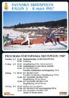 Svenska Skidspelen Falun 5-8 mars 1987