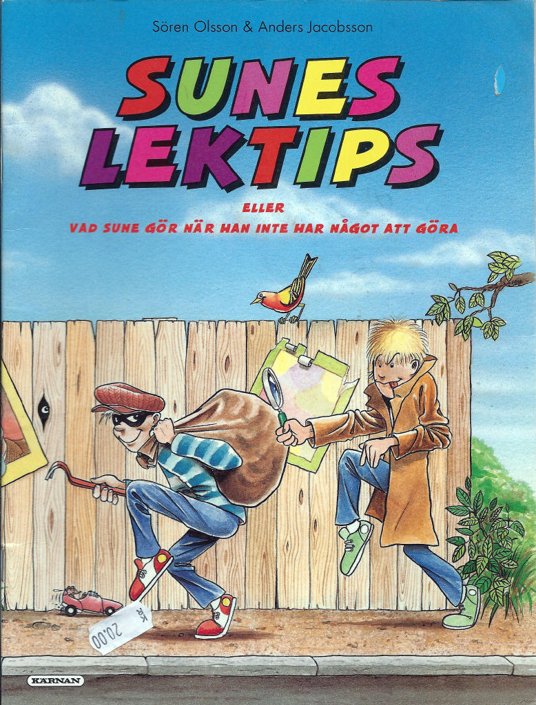 Sunes lektips eller Vad Sune gör när han inte har något att göra