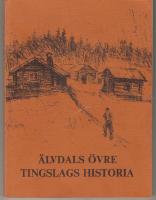 Älvdals övre Tingslags historia