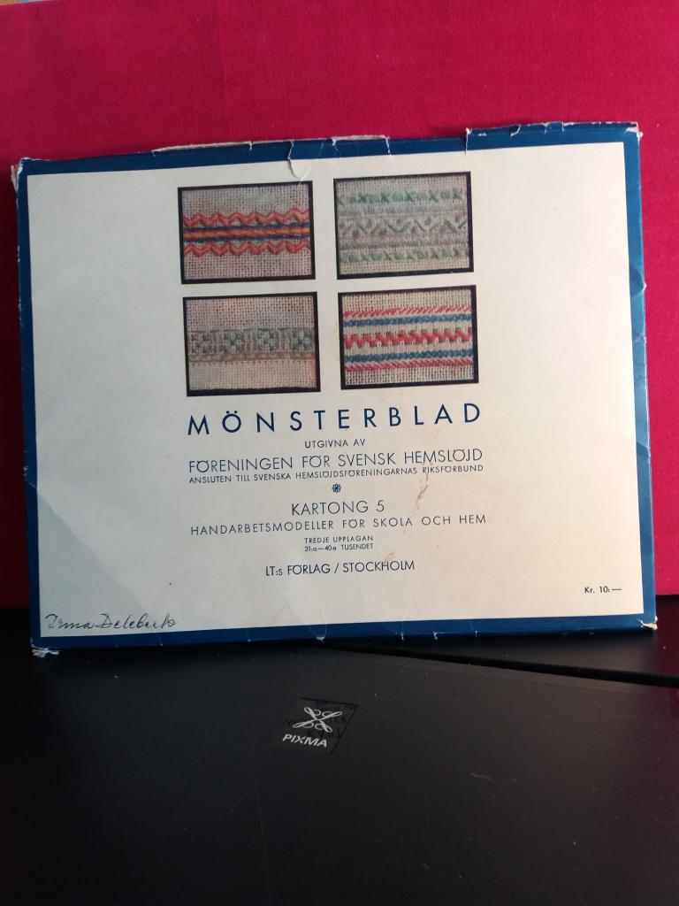 Mönsterblad kartong 5