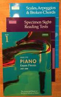 Trepack piano notböcker från ABRSM - grade 1