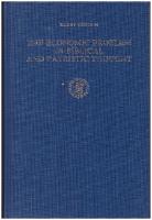 The Economic Problem in Biblical and Patristic Thought.