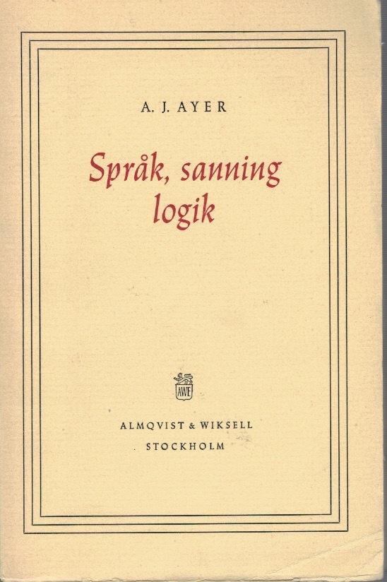 Språk, sanning, logik.