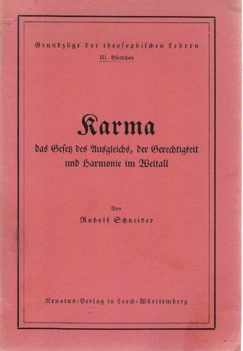 Karma, das Gesetz des Ausgleich der Gerechtigkeit und Harmonie im Weltall.