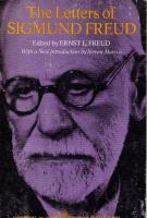 The letters of Sigmund Freud. Selected end edited by Ernst L. Freud. Traslated by Tania & James Stern. Introduction by Steven Marcus.
