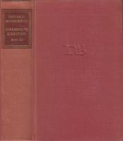 Gesammelte Schriften. Bd 3. Theologie - Gemeinde. Vorlesungen, Briefe, Gespräche, 1927 bis 1944.