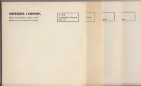 Hebreiska i hemmet. Fredagsafton i hemmet. Ur Hagadan (Pesach). Chanuka; Chanukasånger. Purim; Purimsånger / lästa och insjungna av Leo Rosenblüth. 1959. 28 s. + 4 grammofonskivor. Text på svenska och hebreiska.