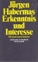 Erkenntnis und Interesse. Mit einem neuen Nachwort.