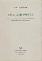 Paul and Power. The Structure of Authority in the Primitive Church as Reflected in the Pauline Epistles.