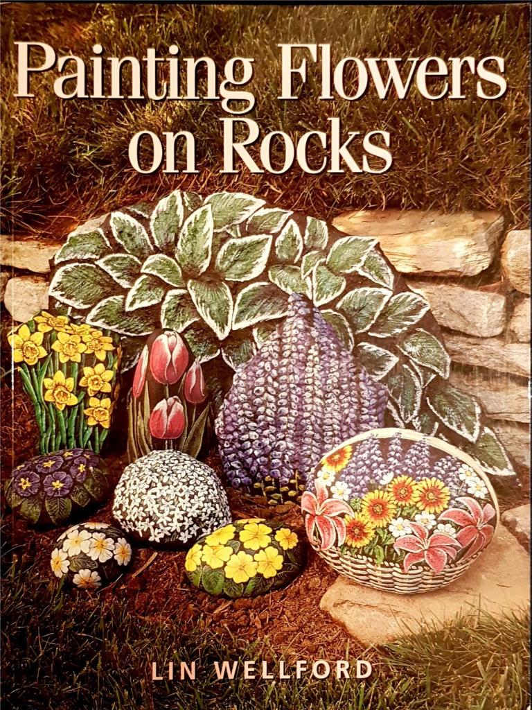 Paintin Flowers on Rocks