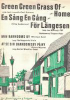 Green green grass of Home (Sångtext med noter)